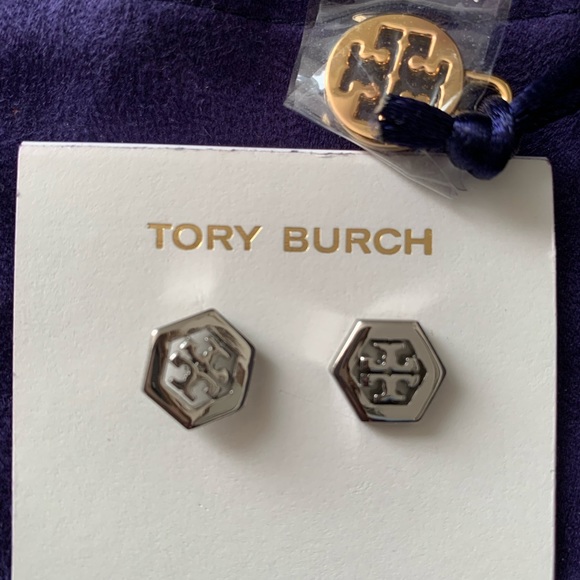 Tory Burch Jewelry - Tory Burch logo earrings